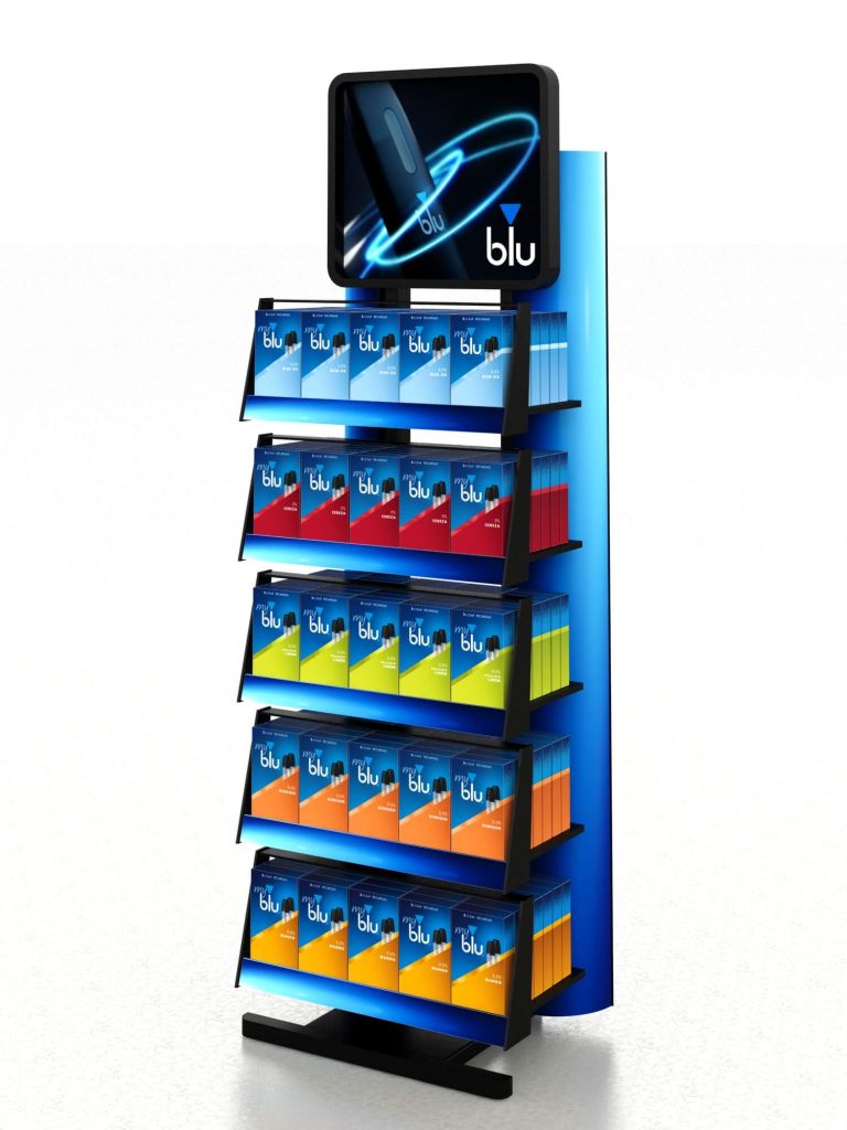 001 blu mostrador